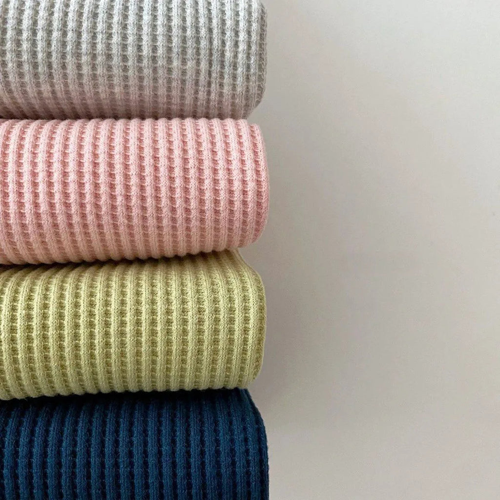 Waffle Pamuklu Kazak ve Bol Pantolon Takımı