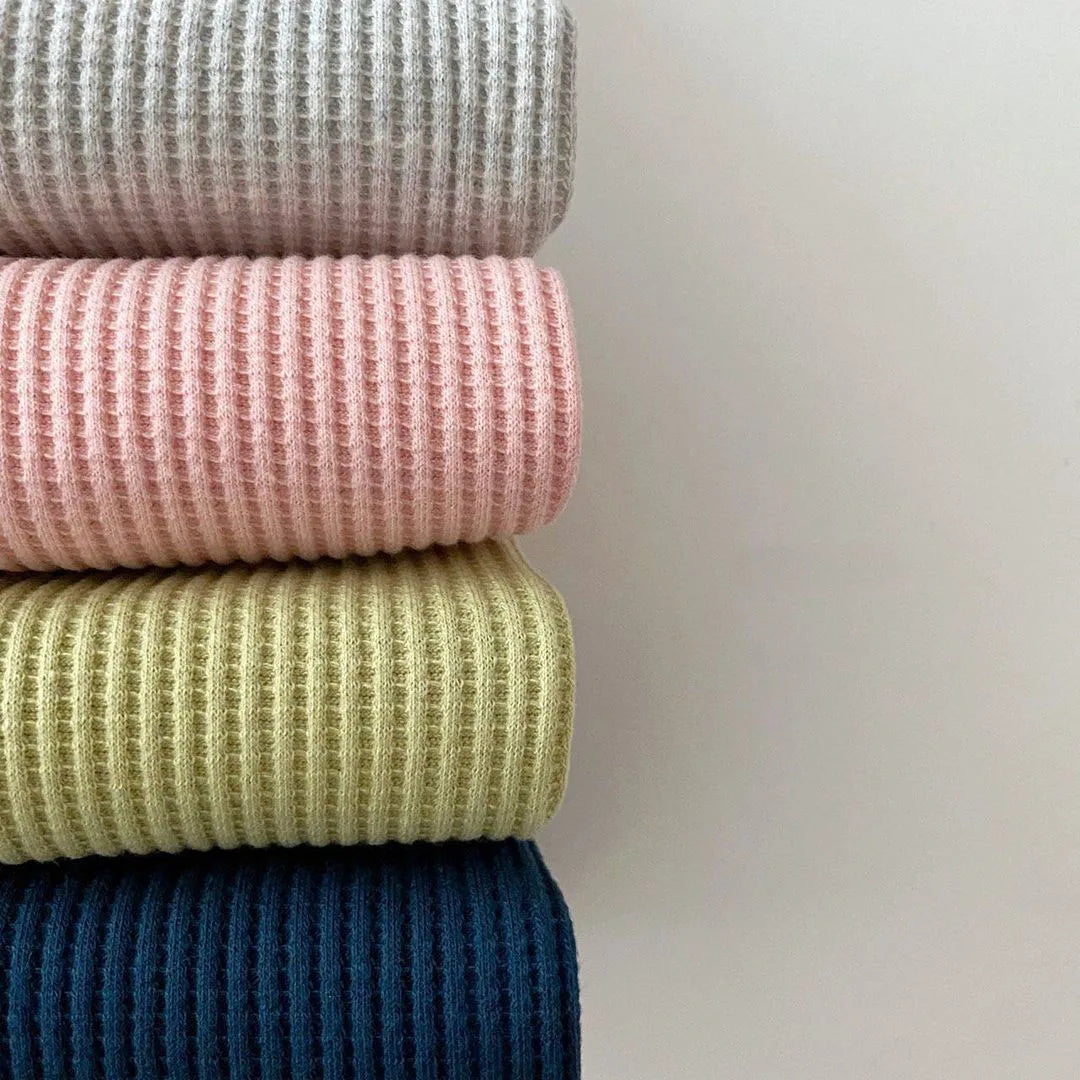 Waffle Pamuklu Kazak ve Bol Pantolon Takımı