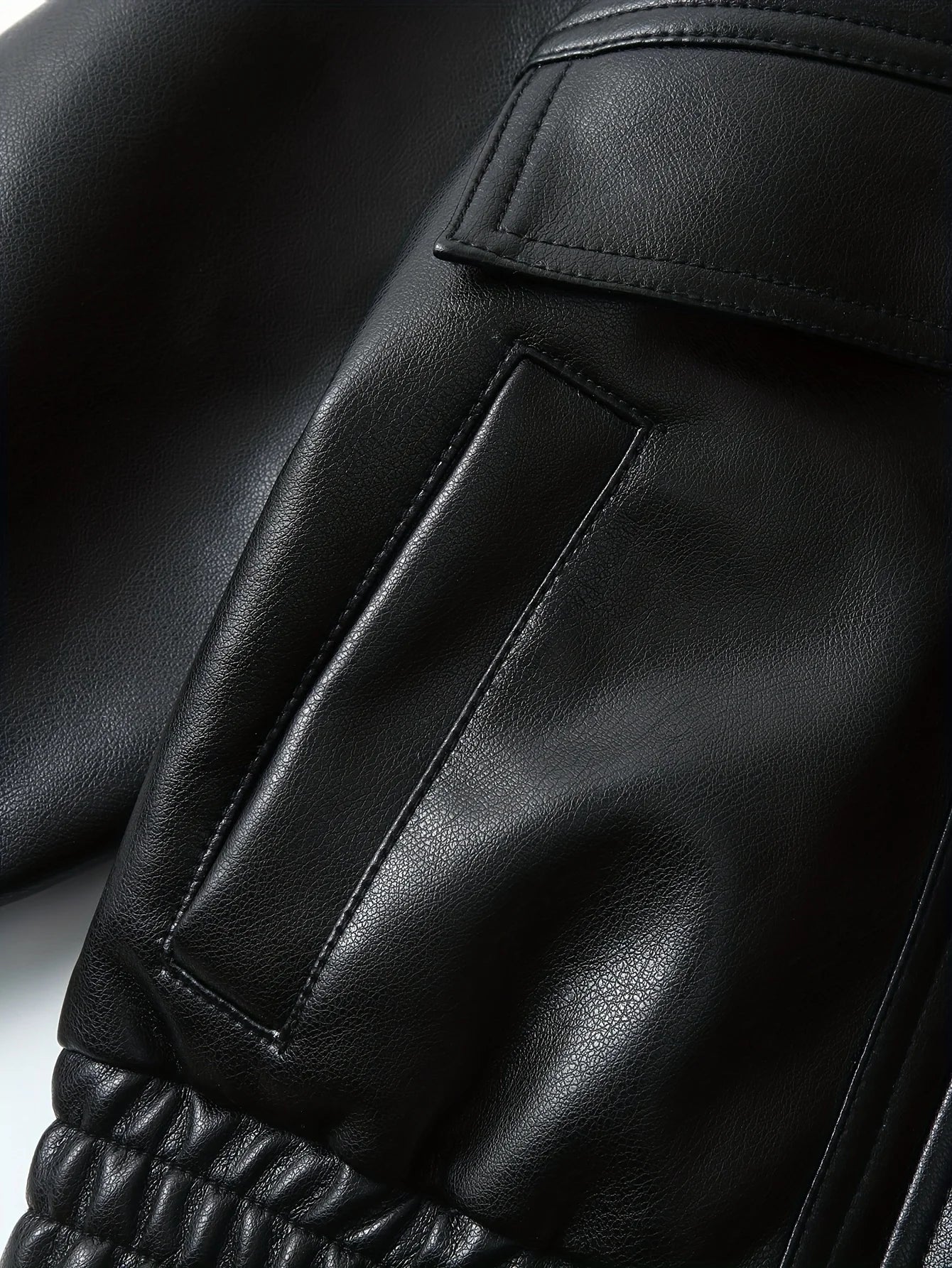 Melted Unisex Deri Ceket